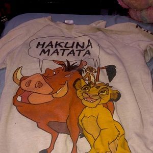 DISNEY LION KING SWEAT SHIRT
